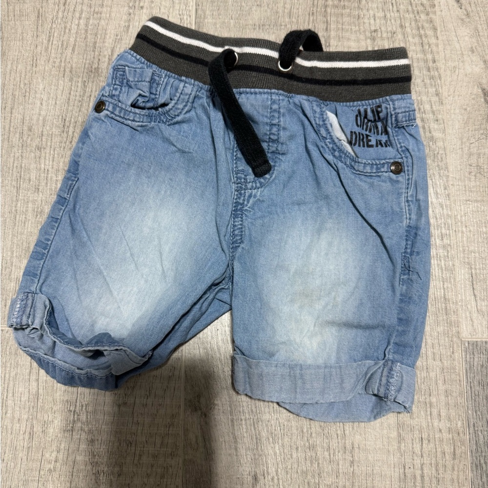 Stylish Kids Denim Shorts with Drawstring